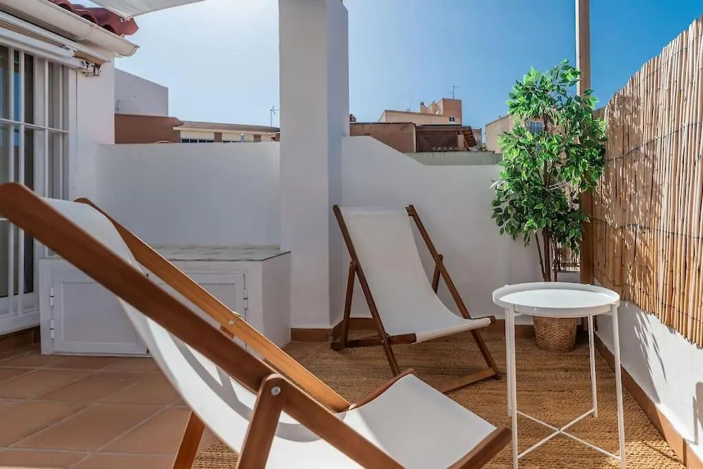 Urban Charm Rooftop Apartment With Vista Malaga Spain