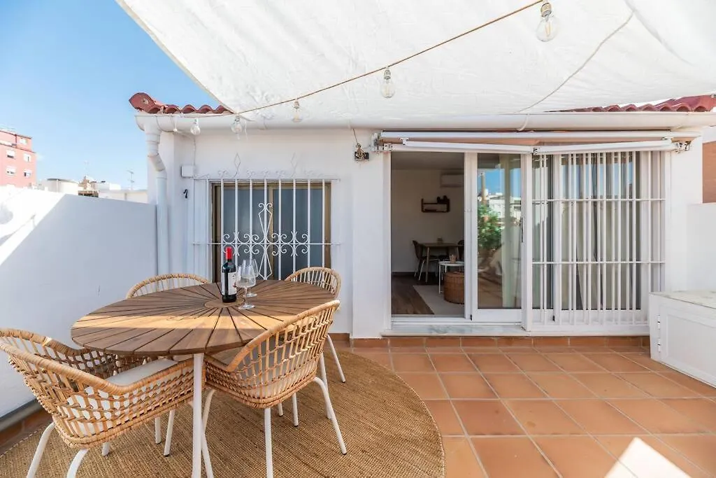 Urban Charm Rooftop Apartment With Vista Malaga Spain