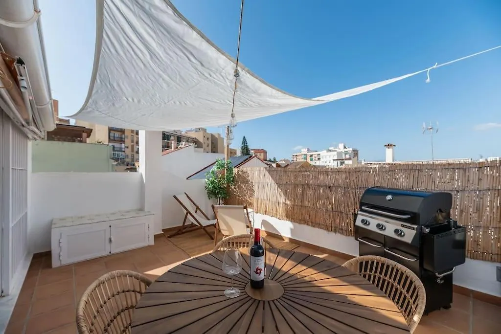 Urban Charm Rooftop Apartment With Vista Malaga